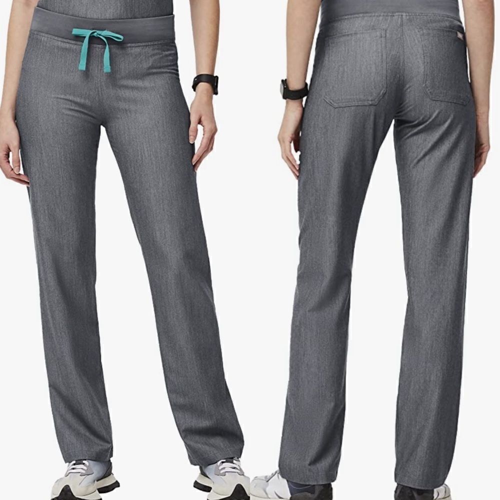 FIGS~Women’s Livingston Basic Scrub Pants ~ Yoga Waistband, 2 Pockets ~ size Med